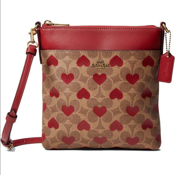 Coach Bags Coach Crossbody Hearts Print From Valentines Edition 222